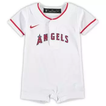 Комбинезон из джерси Nike Los Angeles Angels Nike, белый