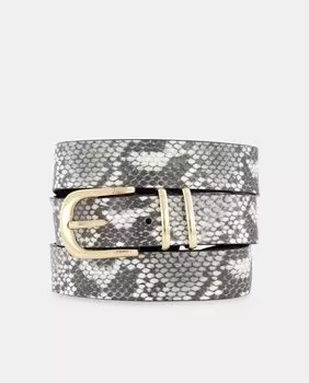 Белый пояс с животным принтом Tintoretto, белый