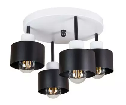 Белый потолочный светильник 4OST3030WE Потолочный светильник, 4 лампы alfalux