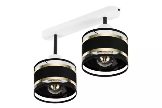 Белый потолочный светильник черный Потолочный светильник TI-3306WE-SCSC alfalux