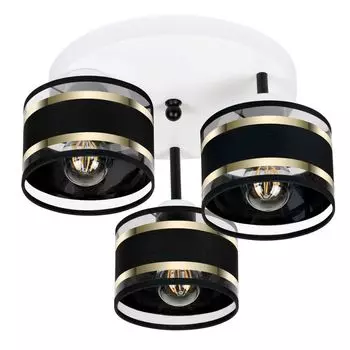 Белый потолочный светильник черный TI-3030WE-SCSCSC потолочный светильник alfalux