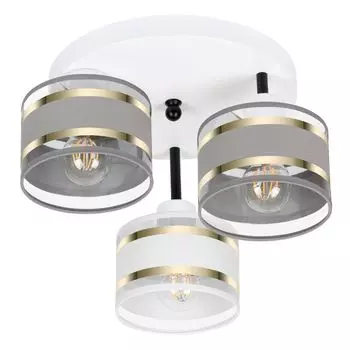 Белый потолочный светильник серый/белый TI-3030WE-GRWEGR потолочный светильник alfalux