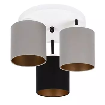 Белый потолочный светильник серый/черный CL-3030WE-GRSCGR потолочный светильник alfalux