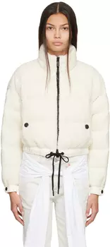 Белый пуховик \Айсе\"" Moncler Grenoble
