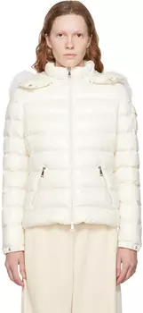 Белый пуховик Badyf Moncler