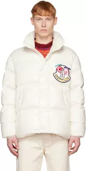Белый пуховик Bytham Moncler Genius