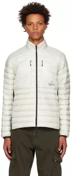 Белый пуховик Jovet Moncler