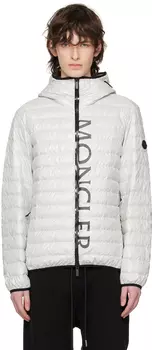 Белый пуховик Lauzet Moncler