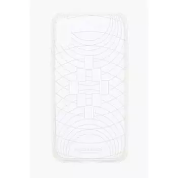 Белый ПВХ чехол для телефона Marcelo Burlon, White