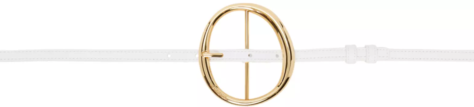 Белый ремень Le Chouchou La Ceinture Ronde Jacquemus