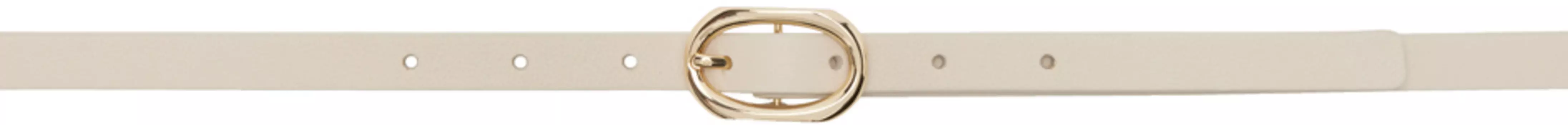 Белый ремень Mini Signature Link ANINE BING