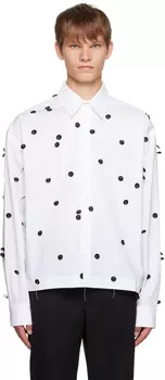 Белый - Рубашка Le Chouchou La Chemise Papier Brodee Jacquemus