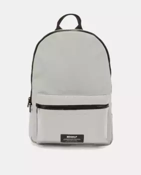 Белый рюкзак из переработанного нейлона с принтом Ecoalf, белый