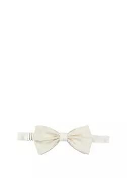 Белый шелковый галстук-бабочка Canali