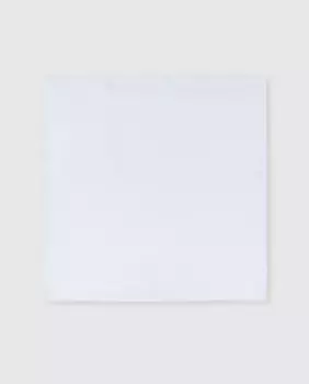 Белый шелковый шарф-карман Mirto