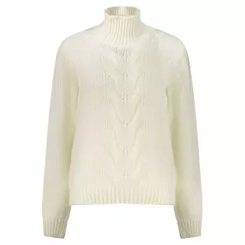 Белый шерстяной свитер K-Way