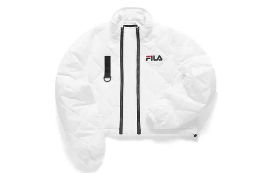 Белый стеганая куртка для женщин из коллекции Mountaineering Hakusan L Collaboration, белый Fila Fusion