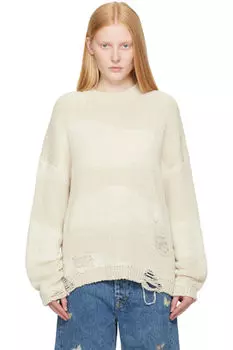 Белый свитер-поповер OUR LEGACY