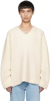 Белый свитер Sefr Ezra