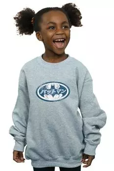 Белый свитшот с логотипом Бэтмена DC Comics, серый