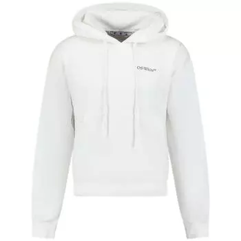 Белый свободный худи Caravaggio Crowing Design Off-White, белый