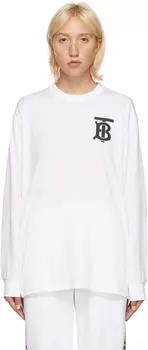 Белый - Толстовка TB Monogram Atherton Burberry