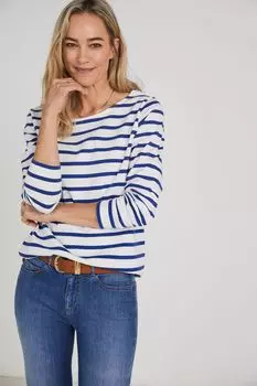 Белый топ Ashley из органического хлопка Baukjen, белый