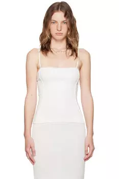 Белый топ-бретелька Les Classiques 'Le haut Sierra' JACQUEMUS