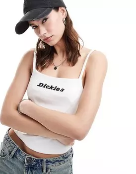 Белый топ на бретелях Dickies Enterprise