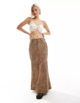 Белый топ на бретелях с завязками спереди и кружевом Reclaimed Vintage