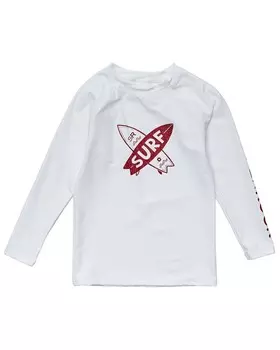 Белый топ Snapper Rock Surf Rash, белый