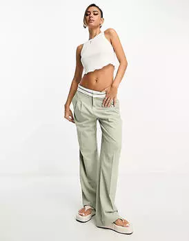 Белый укороченный топ-борцовка River Island