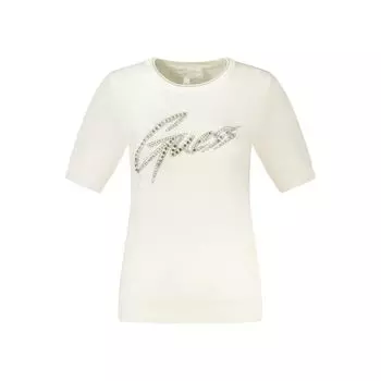 Белый вискозный свитер Guess Shoes