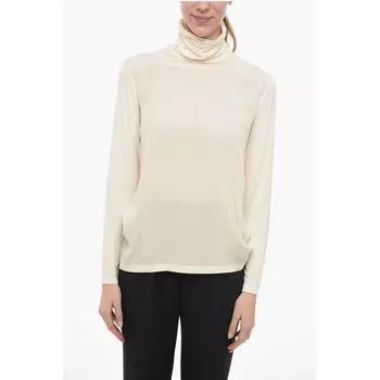 Белый вискозный свитер Woolrich, White