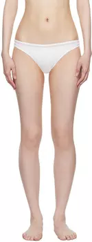 Белый вставной бикини-низ La Perla