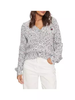 Белый женский кардиган Tommy Jeans