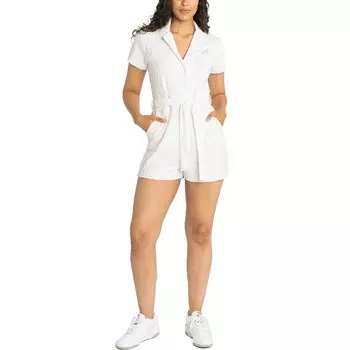 белый женский комбинезон Lusso Atlanta Braves Trixie Cheetah, цвет Brv White