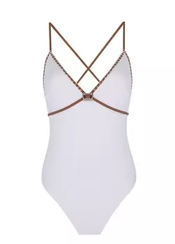 Белый женский купальник Zeki