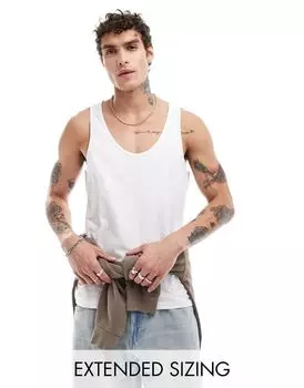 Белый жилет ASOS DESIGN