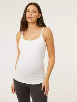 Белый жилет для кормящих мам для беременных George., белый