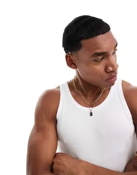 Белый жилет в рубчик ADPT