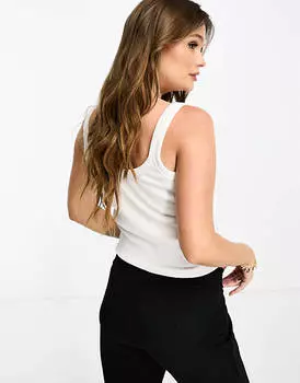 Белый жилет в рубчик ASOS DESIGN Maternity