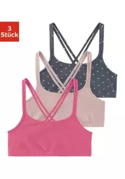 Bench Бюстье, однотонное и с принтом по всей поверхности в одной упаковке, розовый