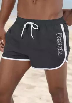 Bench Купальные шорты "Bradley" с крутым логотипом, черный