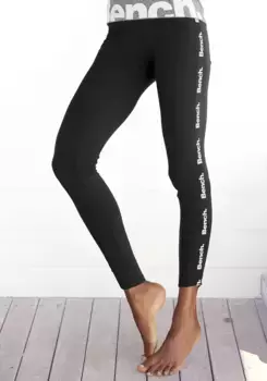 Bench Леггинсы для домашней одежды с полосками из принтованной ленты Bench Loungewear, черный
