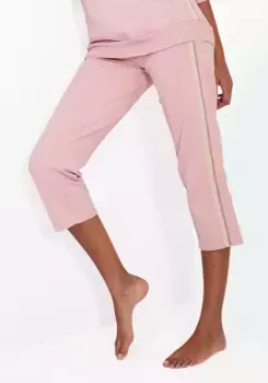 Bench Одежда для дома Капри Relax с блестящими полосками, костюм для отдыха Bench Loungewear, цвет Ros