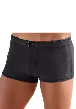 Bench Плавки-боксеры с логотипом сбоку, черный