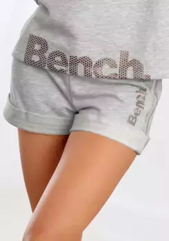 Bench Шорты для отдыха с полосатым поясом, одежда для отдыха, костюм для отдыха, цвет Grau-Meliert