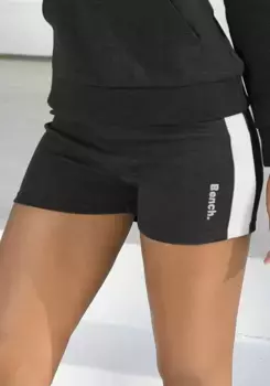 Bench Шорты для отдыха "шорты", с полосками по бокам, костюм для отдыха Bench Loungewear, черно-белый