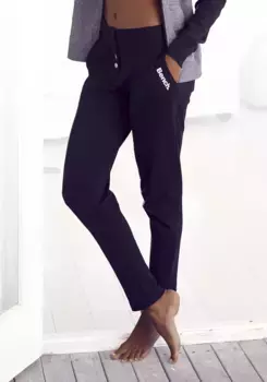 Bench Спортивные брюки для отдыха, с кнопками на поясе, костюм для отдыха Bench Loungewear, черный